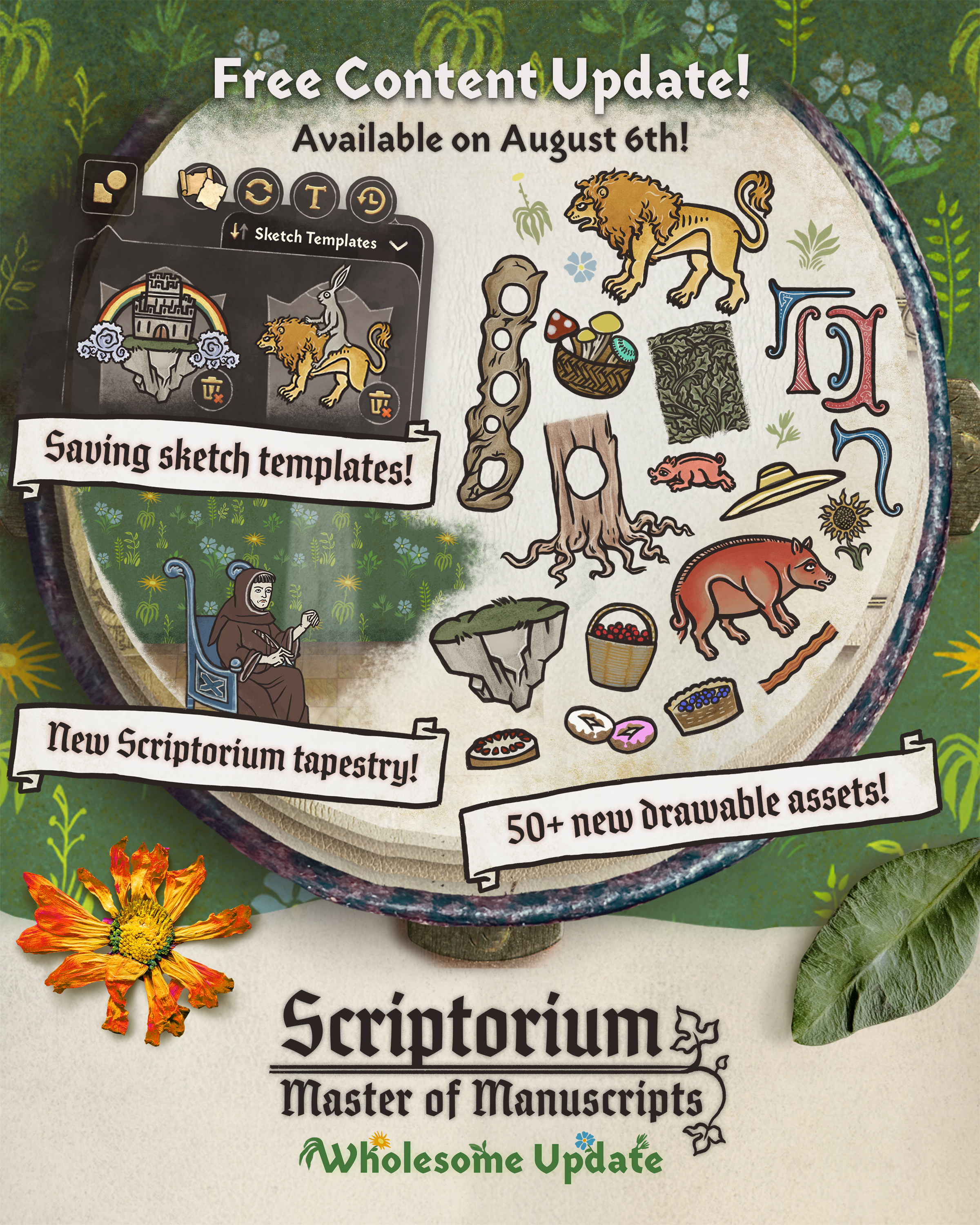 图片[2]-缮写室羊皮卷大师 /Scriptorium Master of Manuscripts   v1.2.0  免安装中文版-梨子乐游戏