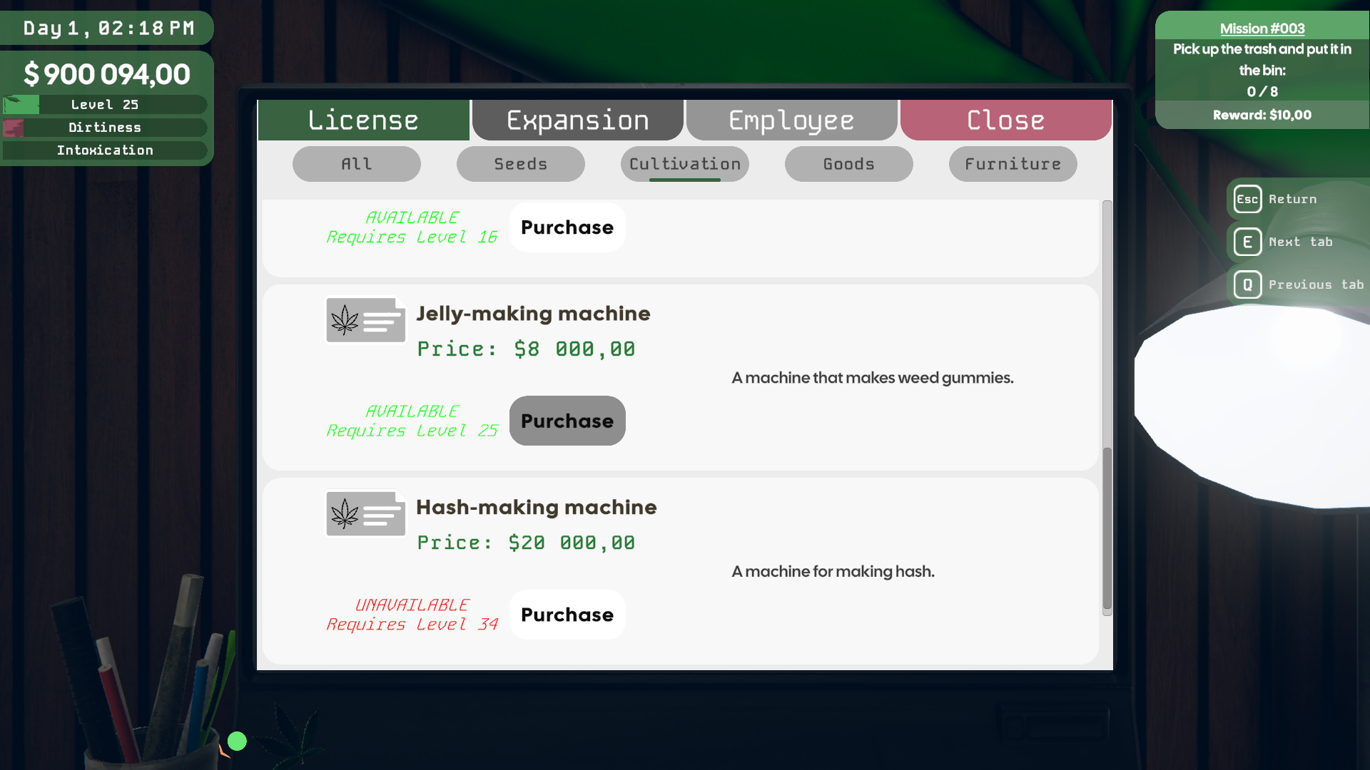图片[4]-大麻超市模拟器/Weed Supermarket Simulator    Build.24552519   免安装中文版-梨子乐游戏